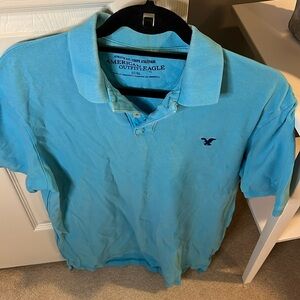 American Eagle Blue Polo